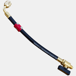 1/4" Ball Valve Hose A2L Adapter Extension, 8" long