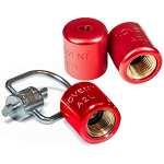 Novent Refrigerant Cap Multi-Key w/ 6 Red A2L Caps, 1/4"